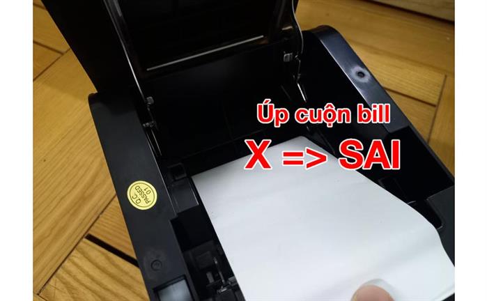 Sửa lỗi máy in bill in ra giấy trắng